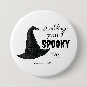 Witchy Vibes - Spooky & Stijlvol | Ronde Button 7,6 Cm (Voorkant)