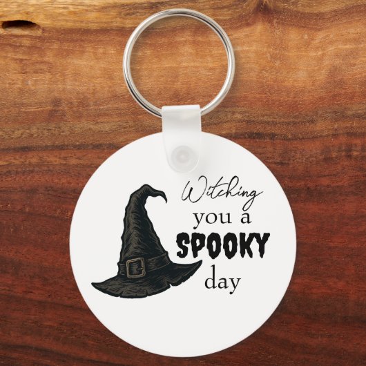 Witchy Vibes - Spooky & Stijlvol | Sleutelhanger (Achterkant)