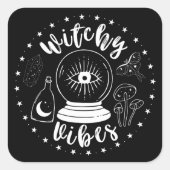 Witchy Vibes Sticker (Voorkant)