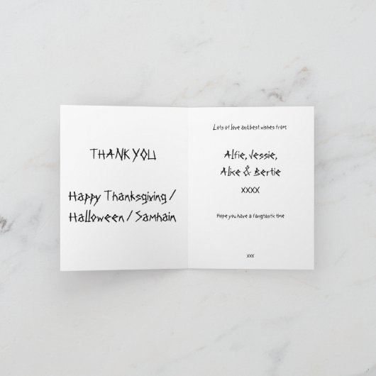  Witchy Vibes Vouwende Kaart (Binnen)