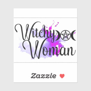Witchy Vrouw Custom-Cut Vinyl Sticker