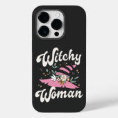 Witchy Vrouw Grappig Roze Heks Halloween Case-Mate iPhone Case (Achterkant)