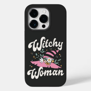 Witchy Vrouw Grappig Roze Heks Halloween Case-Mate iPhone 14 Pro Hoesje