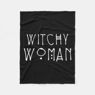 Witchy Vrouw Halloween Kostuum Fleece Deken