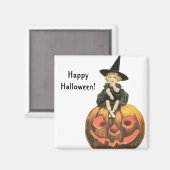 Witchy Vrouw  Halloween Magneet (Voorkant / Achterkant)