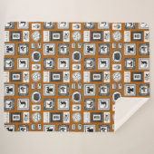 WITCHY WALLS SHERPA DEKEN (Voorkant (horizontaal))