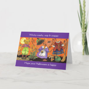 Witchy Washy Halloween Kaart