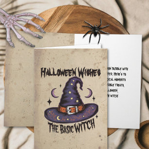 Witchy Whimsy Kaart Basic Witch Charm Halloween