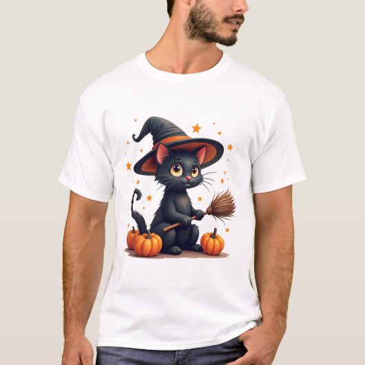 Witchy Whiskers T-shirt (Voorkant)