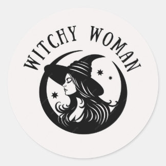 Witchy Woman 3" (pack of 6) Ronde Sticker