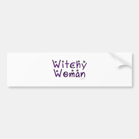 Witchy Woman Bumpersticker (Voorkant)