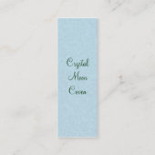 Witchy Woman Penctacle Pixel Art Mini Visitekaartje (Achterkant)