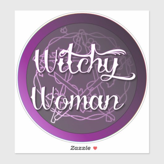 Witchy Woman sticker (Vel)