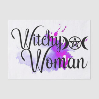 Witchy Woman Waterverf Tissuepapier