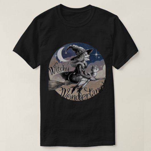 witchy wonderland halloween T-shirt (Design voorkant)