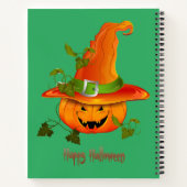 Witchy Wonders: Halloween Theme Custom Notitieboek (Achterkant)