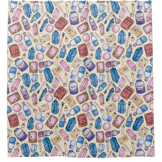 Witchy Wonders Shower Curtain Douchegordijn (Voorkant)