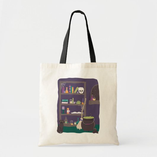 Witchy Workroom Tote Bag (Voorkant)