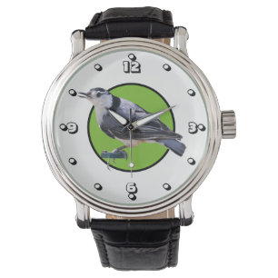 Witgebluste Nuthatch Horloge