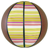 Witgele strepen basketbal (Verticaal)