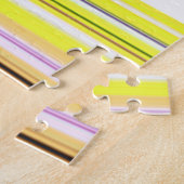 Witgele strepen legpuzzel (Zijkant)