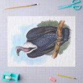  witgepompte vogelstand tissuepapier (Craft)