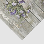 witgewassen schuur- en tuinboerenlavendel tissuepapier (Detail)