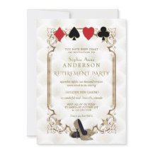 Witgoud Art Deco Casino Vegas Poker Pensioen