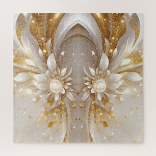 Witgoud Bloemen puzzel