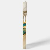 Witgouden agaat marmer Case-Mate iPhone case (Achterkant / Rechts)