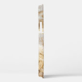 Witgouden borstel geschilderde textuur. Case-Mate iPhone case (Achterkant / Rechts)
