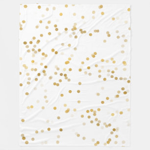 witgouden Confetti Fleece Deken