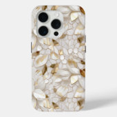 Witgouden lotusbloemen Case-Mate iPhone case (Achterkant)