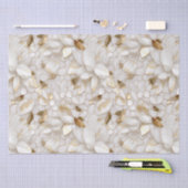 Witgouden lotusbloemen tissuepapier (Craft)