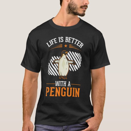 with a Penguin 1 T-shirt (Voorkant)