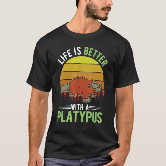 with a Platypus 1 T-shirt (Voorkant)