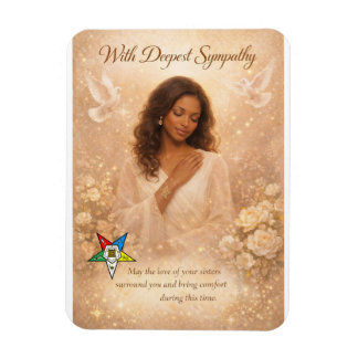 With Deepest Sympathy — Order of the Eastern Star Magneet