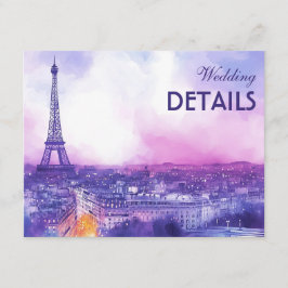 With DETAILS Amour Éternel à la Parisienne Informatiekaartje