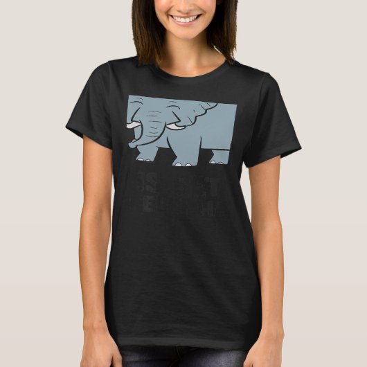 With Elephants Cute African Elephant T-shirt (Voorkant)