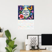 With God, All Things Are Possible 2026 Calendar  Poster (Thuiskantoor)