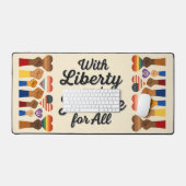 With Liberty and Justice for All Protest Freedom (Clavier et souris)