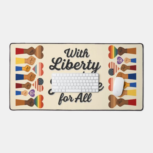 With Liberty and Justice for All Protest Freedom (Clavier et souris)