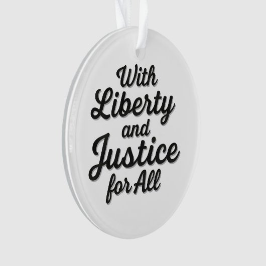 With Liberty and Justice for All Protest Freedom (devant)