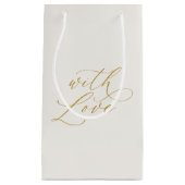 With Love Elegant Wedding Klein Cadeauzakje (Voorkant)