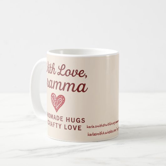 With Love, Gramma Mug (Devant gauche)