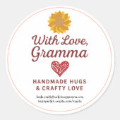 With Love, Gramma Sticker (Devant)