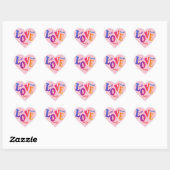 With love hart sticker (Vel)