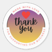 With Love Heart Sticker – Minimal Cute Love  (Devant)