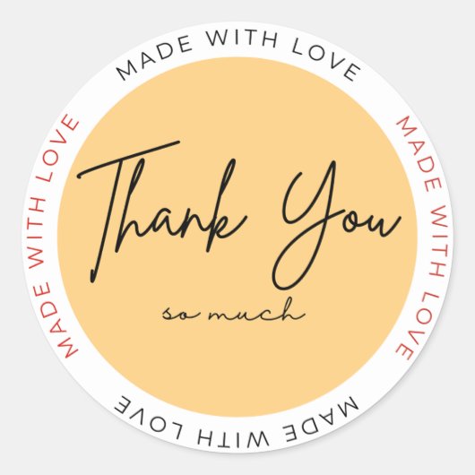 With Love Heart Sticker – Minimal Cute Love (Devant)