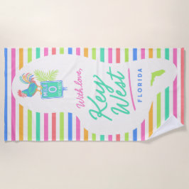 With Love Key West Towel Strandlaken